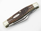 Vtg 1980 Case XX 6392 Premium Stockman Jigged Bone Folding Pocket Knife