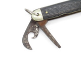 Vintage 1945-1955 Hammer Brand USA 3.75" Folding Multi Tool Camp Pocket Knife