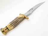 Vintage 1962-65 Case XX Kodiak Hunter Stag Fixed Blade Bowie Hunting Knife