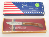 Vtg 1975 Case XX P137 Kentucky Bicentennial Sod Buster Wood Folding Pocket Knife