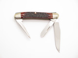 Vintage 10 Dot 1970 Case XX 6318PU Jigged Handle Stockman Folding Pocket Knife