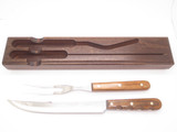 Vintage Case XX P201SS Carvemaster Kitchen Cutlery Meat Fork Carving Knife Set