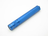 Vintage USA Mag-Lite Solitaire Blue Flashlight in Original Case