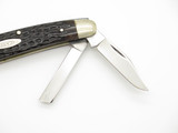 Vintage 1976 Case XX USA 6380 Whittler Jigged Bone Folding Pocket Knife