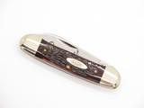 Vintage 5 Dot 1975 Case XX 62131 USA Jigged Handle Canoe Folding Pocket Knife