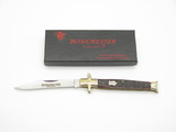 Vintage 1987 Winchester USA 1901 Jigged Bone Bowtie/Fishtail Folding Pocket Knife