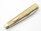 1990s Case XX GS 285 Gold Glitter Solingen Doctor Folding Pocket Knife