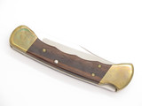 Vintage 4 Dot 1982-83 Buck 110 Early Fingergroove Folding Hunter Lockback Knife