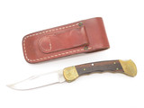 Vintage 4 Dot 1982-83 Buck 110 Early Fingergroove Folding Hunter Lockback Knife