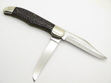 Vintage 1940-1964 Case XX 6265 Sab Large Folding Hunter Knife Red Bone Jigged