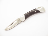 Vintage Script 1970s Buck 505 Knight Micarta Folding Lockback Pocket Knife