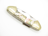 Vtg Parker Seki Japan Unfinished Abalone Canoe Excalibur Folding Pocket Knife