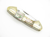 Vtg Parker Seki Japan Unfinished Abalone Canoe Excalibur Folding Pocket Knife