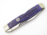 Case Classic XX 61011 1/2 Cheetah Purple Swing Guard Folding Knife Bullet