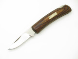 Vintage Imai Parker Treasury Wood 440 Stainless Folding Lockback Pocket Knife
