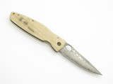 Mcusta Seki Japan MC-185G White Micarta SPG2 San Mai Folding Knife No Clip