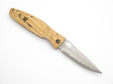 Mcusta MC-182G Seki Japan Nobunaga Yellow & SPG2 San Mai Folding Knife No Clip