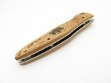 Mcusta MC-182G Seki Japan Nobunaga Yellow & SPG2 San Mai Folding Knife No Clip