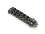 Vintage G. Sakai Seki Japan 4.5" Clip Point Japanese Black Folding Butterfly Balisong Knife