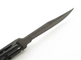Vintage G. Sakai Seki Japan 5.5" Clip Point Japanese Black Folding Butterfly Balisong Knife