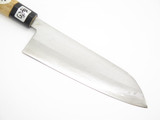 Vintage Japanese Santoku Japan Stainless Damascus 6.87" Kitchen Cutlery Knife