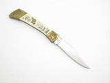 Vtg 1970s Seizo Imai Seki Japan 4.25" Eagle Lockback Folding Hunter Pocket Knife