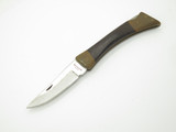 Vintage 1980s Browning USA 5" Wood Handle Large Lockback Folding Pocket Knife