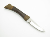 Vintage 1980s Browning USA 5" Wood Handle Large Lockback Folding Pocket Knife