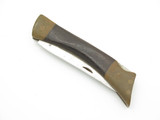 Vintage 1980s Browning USA 5" Wood Handle Large Lockback Folding Pocket Knife