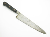 Vintage Sabatier France Wood Handle 8" Carbon Steel Kitchen Chef Knife