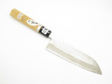 Vintage Japanese Santoku Japan Stainless Damascus 6.75" Kitchen Cutlery Knife
