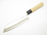 Vintage Japanese Santoku Japan Stainless Damascus 6.75" Kitchen Cutlery Knife