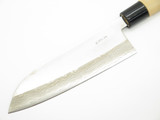 Vintage Japanese Santoku Japan Stainless Damascus 6.75" Kitchen Cutlery Knife