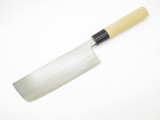 Vintage Japanese Nakiri Damascus Japan 6.25" Kitchen Cutlery Chef Knife
