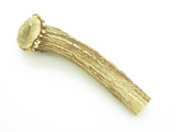 Axis Deer Round Antler 6.5" Long Knife Making Handle Part
