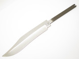 Vtg C Jul Herbertz 108020 Mirror 8" Curved Bowie Knife Making Fixerd Blade Blank