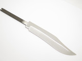 Vtg C Jul Herbertz 108020 Mirror 8" Curved Bowie Knife Making Fixerd Blade Blank
