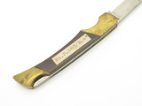 Vintage 1970s Seki Japan 4" HI-Stainless Folding Lockback Pocket Knife
