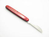 Vintage 1970s Seki Japan Red 4" Stainless Steel Folding Pocket Knife