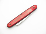 Vintage 1970s Seki Japan Red 4" Stainless Steel Folding Pocket Knife