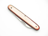 Vintage 1970s Seki Japan Red 4" Stainless Steel Folding Pocket Knife