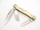 Vintage Imperial Frontier 4432 Delrin 4" Handle Folding Stockman Pocket Knife