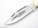 Vtg Parker Cut Co Eagle Brand Seki Japan Small Clasp Folding Hunter Pocket Knife