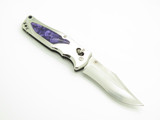 SOG Stingray 2.0 Seki Japan Customized Purple Inlay Folding Pocket Knife
