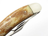 Vtg Parker Seki Japan 4 Blade Bone Sowbelly Folding Pocket Knife & Box