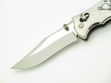 SOG Stingray 2.0 Seki Japan Customized White Marble Inlay Folding Pocket Knife
