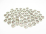 Vtg Japan Mini Button Compass Part For Japanese Camp Survival Knife (60 pieces)