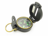 Vintage Japan Lensatic Engineer Directional Compass No. 550 Black and Brass