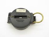 Vintage Japan Lensatic Engineer Directional Compass No. 550 Black and Brass