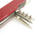 Vintage Wonder Knife Japan 3.62" Red Multi Tool Folding Pocket Camp Knife